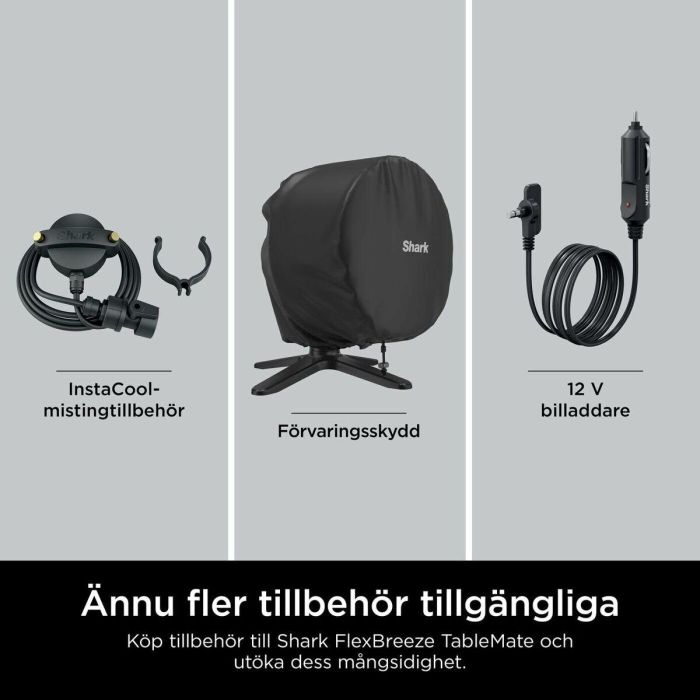 Shark FA150EU SHA622356304672 Ventilador de mesa FlexBreeze TableMate Con o sin cable 7 Shark FA150EU SHA622356304672 Ventilador de mesa FlexBreeze TableMate Con o sin cable 7