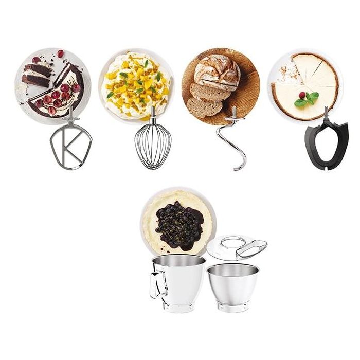 Kenwood Titanium Chef Baker XL KVL85.004SI Plata Batidora Amasadora 7L 1200W Acero Inoxidable con Temporizador 5 Kenwood Titanium Chef Baker XL KVL85.004SI Plata Batidora Amasadora 7L 1200W Acero Inoxidable con Temporizador 5