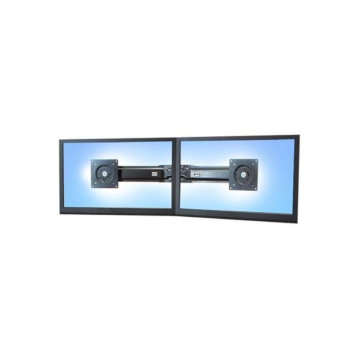 Ergotron 97-783 Soporte Doble para Monitor y Asa, Negro, 16.4 kg, Pared, 17" a 26" 0 Ergotron 97-783 Soporte Doble para Monitor y Asa, Negro, 16.4 kg, Pared, 17" a 26" 0