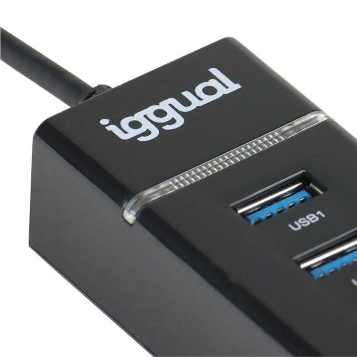 Hub USB iggual IGG319239 1 Hub USB iggual IGG319239 1
