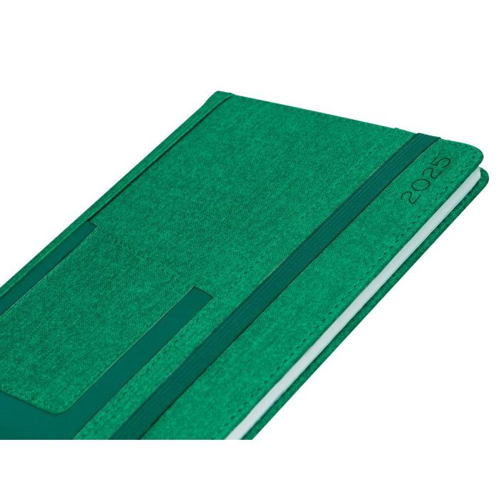 Agenda Encuadernada Liderpapel Saria A5 2025 Dia Pagina Color Verde Papel 70 gr 6