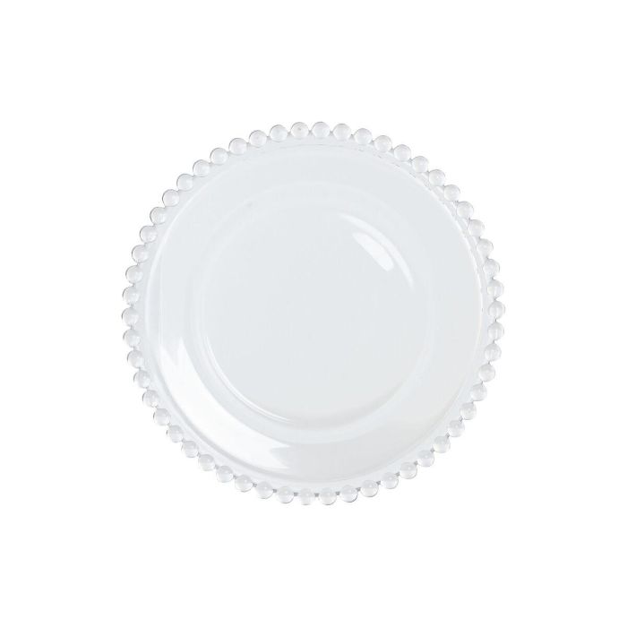 DKD Home Decor Plato Básico de Cristal Transparente 15.6x1.7x15.6 cm, Apto para Microondas y Lavavajillas 1 DKD Home Decor Plato Básico de Cristal Transparente 15.6x1.7x15.6 cm, Apto para Microondas y Lavavajillas 1