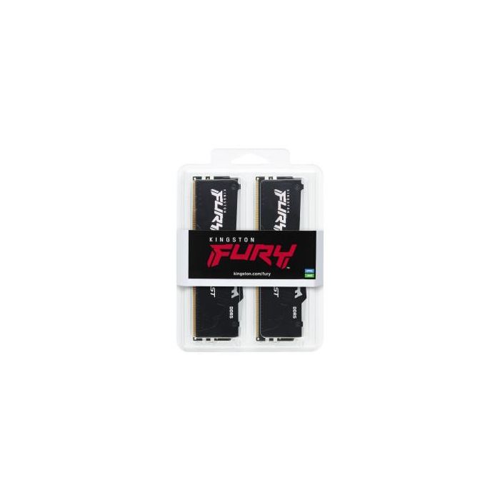Kingston Technology FURY Beast RGB módulo de memoria 32 GB 2 x 16 GB DDR5 ECC 4 Kingston Technology FURY Beast RGB módulo de memoria 32 GB 2 x 16 GB DDR5 ECC 4