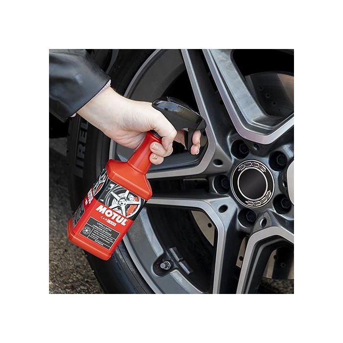 Motul MTL110192 Limpia Llantas Concentrado Neutro con Pulverizador para Coche: Elimina Grasa, Aceite y Polvo sin Dañar Cromados Motul MTL110192 Limpia Llantas Concentrado Neutro con Pulverizador para Coche: Elimina Grasa, Aceite y Polvo sin Dañar Cromados