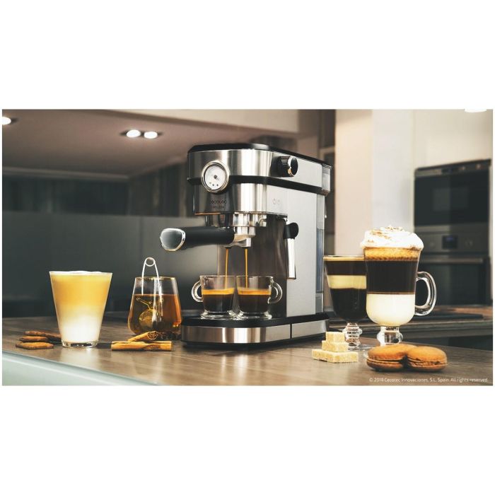 Cafetera Express de Brazo Cecotec Cafelizzia 790 Steel Pro 1,2 L 20 bar 1350W Acero 1,2 L