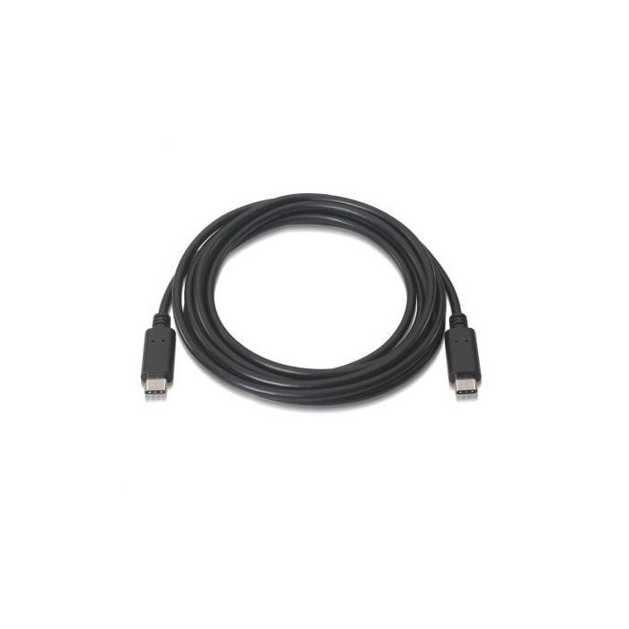 Aisens Cable USB 2.0 Tipo C a C 0.5M Negro 3A Carga Rápida 480Mbps 1 Aisens Cable USB 2.0 Tipo C a C 0.5M Negro 3A Carga Rápida 480Mbps 1