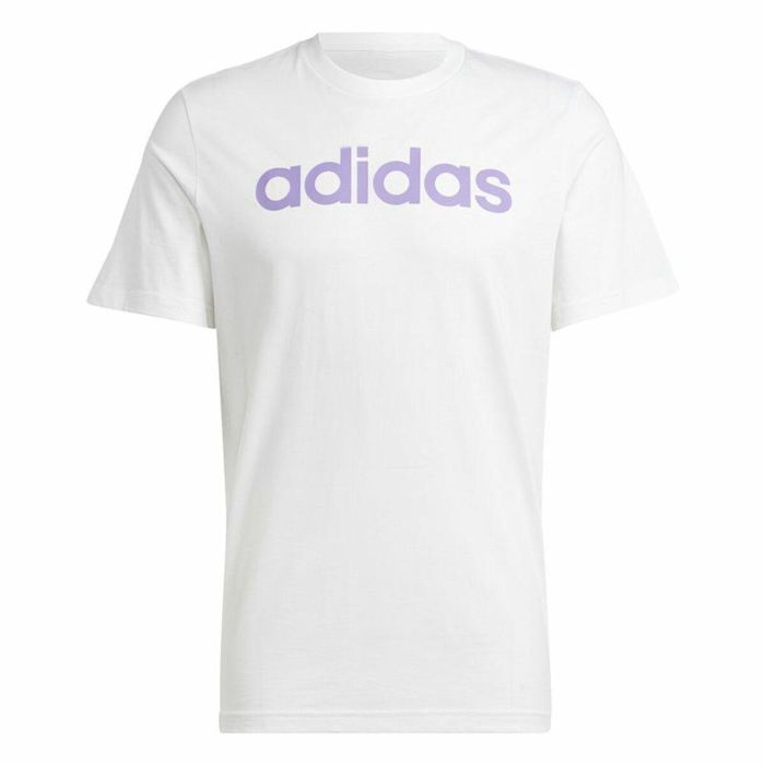 Camiseta de Manga Corta Hombre Adidas Essentials Blanco 0 Camiseta de Manga Corta Hombre Adidas Essentials Blanco 0