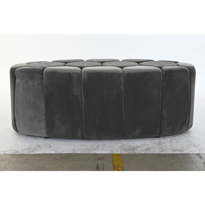 DKD Home Decor Descalzadora Scandi Gris Poliéster MDF 53 x 46.5 x 125 cm 4