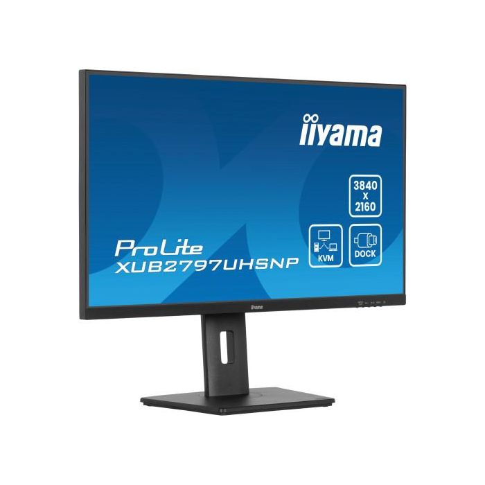 iiyama ProLite XUB2797UHSNP-B1 pantalla para PC 68,6 cm (27") 3840 x 2160 Pixeles 4K Ultra HD LED Negro 3