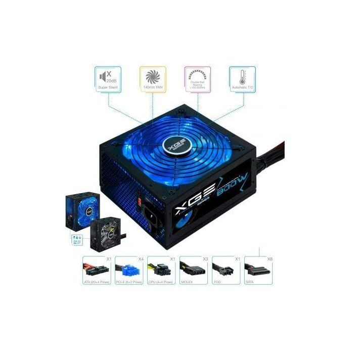 TOOQ FUENTE GAMING 800W ATX12V V2.31 APFC 82+ LED ON/OFF 1 TOOQ FUENTE GAMING 800W ATX12V V2.31 APFC 82+ LED ON/OFF 1
