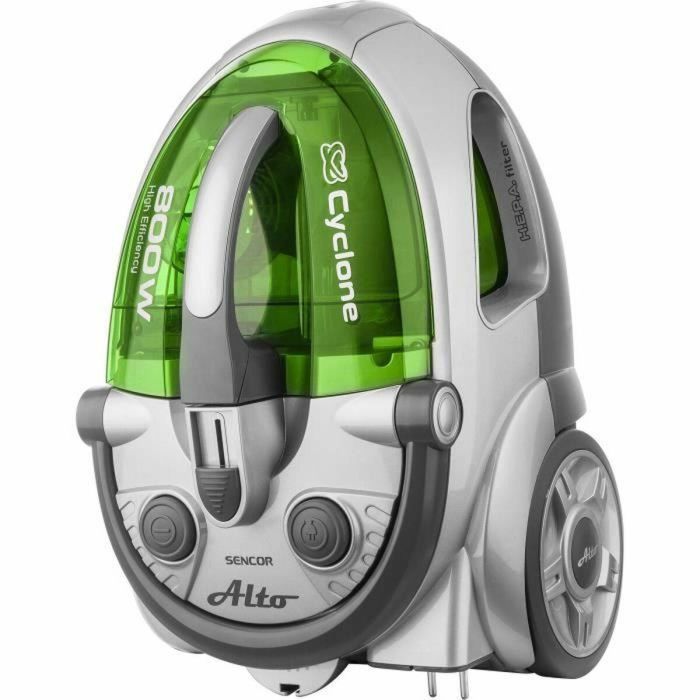 Aspirador sin bolsa - SENCOR - SVC 730GR-EUE2 - Motor ECO 800 W - 76 dBA - 1,5 L - Sistema ciclónico - Plata / Verde 2