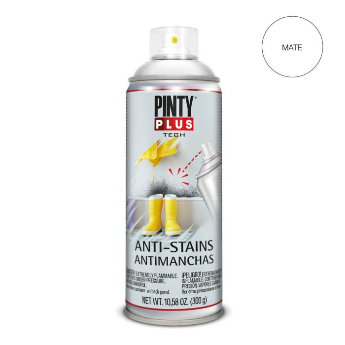 Pintura en spray pintyplus tech antimanchas spray 520cc x101 blanco