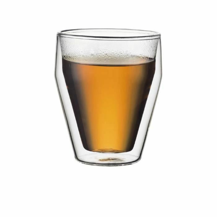 Bodum BOD0699965347444 Juego de 6 vasos térmicos Titlis de doble pared - 0,25 l - Transparente 1 Bodum BOD0699965347444 Juego de 6 vasos térmicos Titlis de doble pared - 0,25 l - Transparente 1