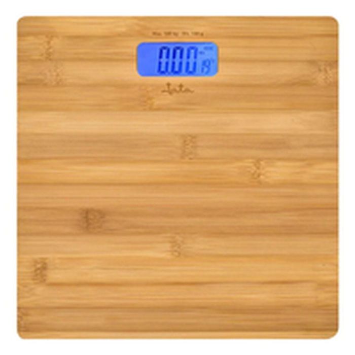 Jata Báscula Digital de Baño HBAS1489 Bambú Auto On/Off Pantalla LCD Jata Báscula Digital de Baño HBAS1489 Bambú Auto On/Off Pantalla LCD