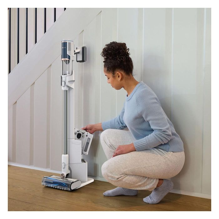 Shark BU3521EU Aspiradora escoba 2 en 1, Sin bolsa, Azul, Blanco, Plástico, Secar, Ciclónico 6