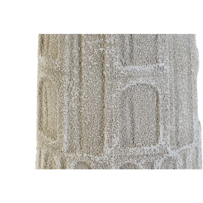 Jarrón Home ESPRIT Blanco Resina 15 x 15 x 41 cm 2