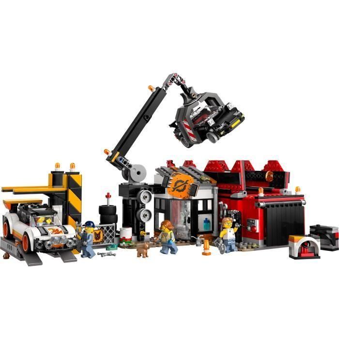 LEGO 60472: City Depósito de chatarra de coches - Juguete de construcción para niños y niñas 7+ años 1