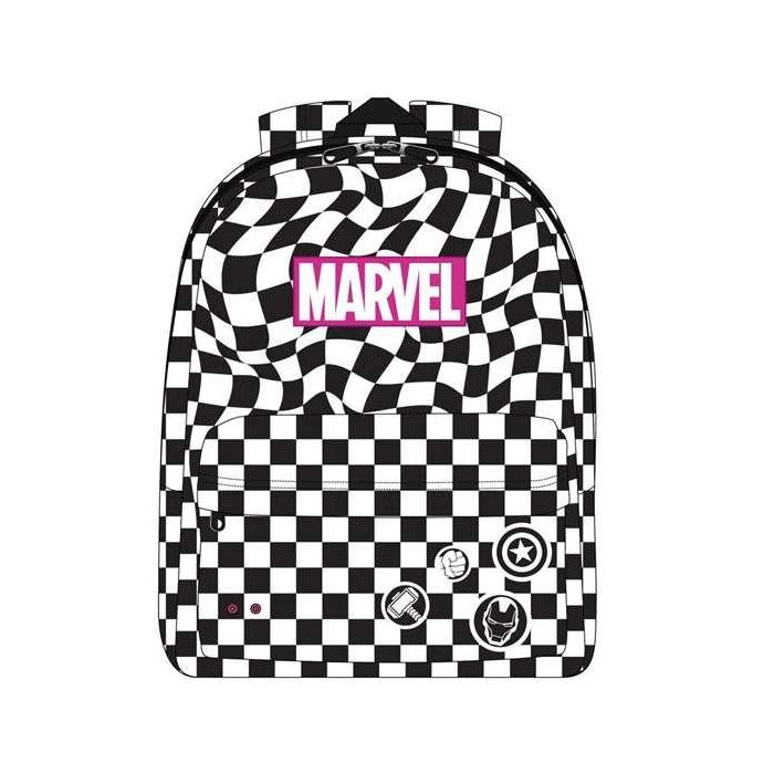 Mochila escolar grande marvel 32.0 x 12.0 x 42.0 cm