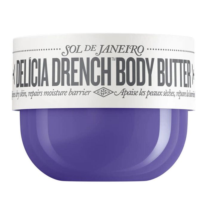 Sol De Janeiro DELICIA DRENCH Body Butter 240 ml - Hidratación Exquisita, Manteca Corporal Ultrarrica, Fragancia Renovadora