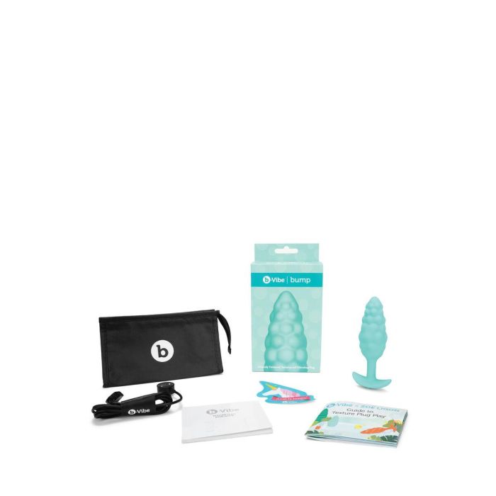 Plug Vibrador Anal B-Vibe Bump Texture Verde 2 Plug Vibrador Anal B-Vibe Bump Texture Verde 2