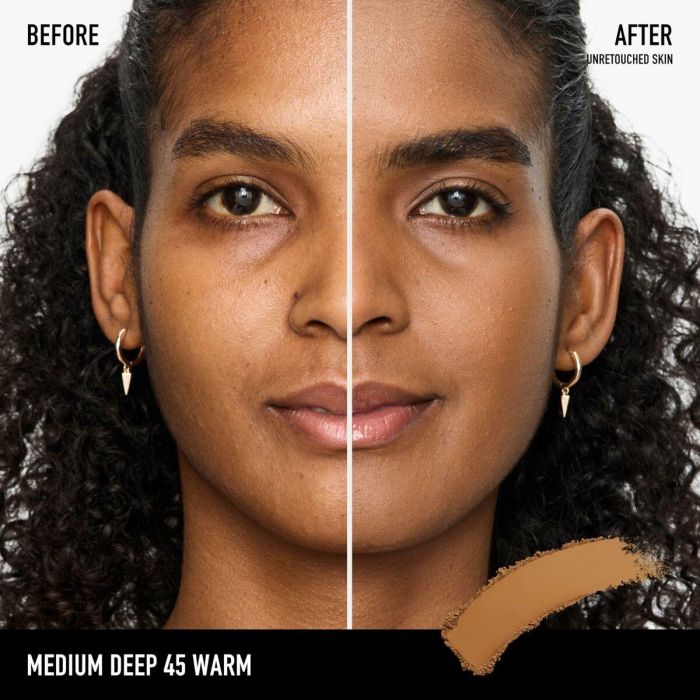 Bare Minerals BAREPRO 24HR Base de Maquillaje en Polvo #45-Medium Deep Warm - 8 gr, Cobertura Total, Acabado Mate, Resistente 24H 8 Bare Minerals BAREPRO 24HR Base de Maquillaje en Polvo #45-Medium Deep Warm - 8 gr, Cobertura Total, Acabado Mate, Resistente 24H 8