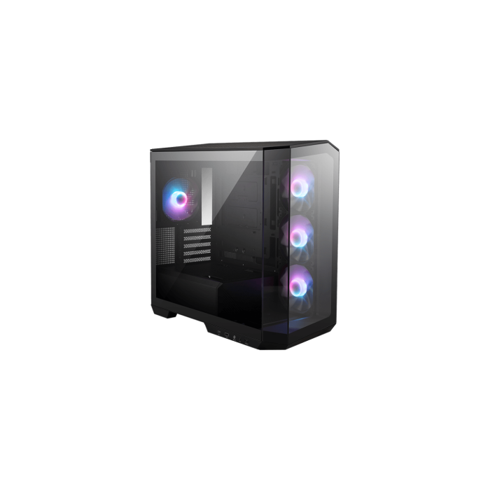 MSI Caja Gaming MAG PANO M100R PZ Micro Torre Negra con Iluminación ARGB, USB 3.2 Tipo C y 5 Bahías para Discos Duros. Referencia: 306-7G24R21-809 0 MSI Caja Gaming MAG PANO M100R PZ Micro Torre Negra con Iluminación ARGB, USB 3.2 Tipo C y 5 Bahías para Discos Duros. Referencia: 306-7G24R21-809 0