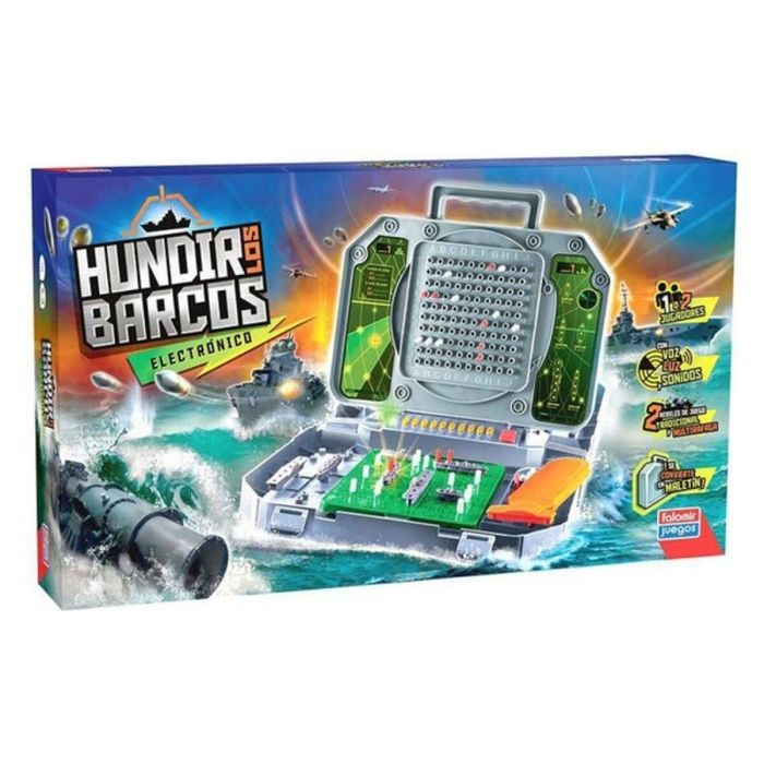 Juego hundir los barcos electrónico en maletín Juego hundir los barcos electrónico en maletín