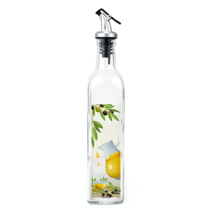 Aceitera de vidrio 500 ml con tapón - Anna (12 Unidades) 4 Aceitera de vidrio 500 ml con tapón - Anna (12 Unidades) 4