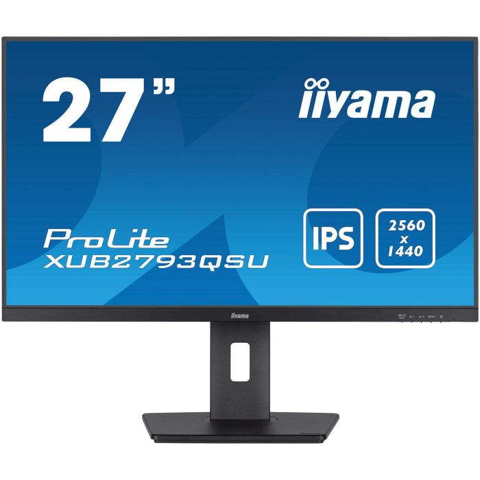 Iiyama Pantalla XUB2793QSU-B7 27" IPS WQHD 100Hz con Soporte Ajustable en Altura 1 Iiyama Pantalla XUB2793QSU-B7 27" IPS WQHD 100Hz con Soporte Ajustable en Altura 1
