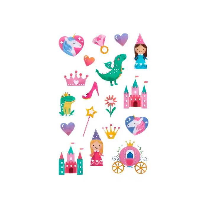 Imaginovo Pegatinas Magic Dreams Princesas PVC 190x105 mm en Blister 3