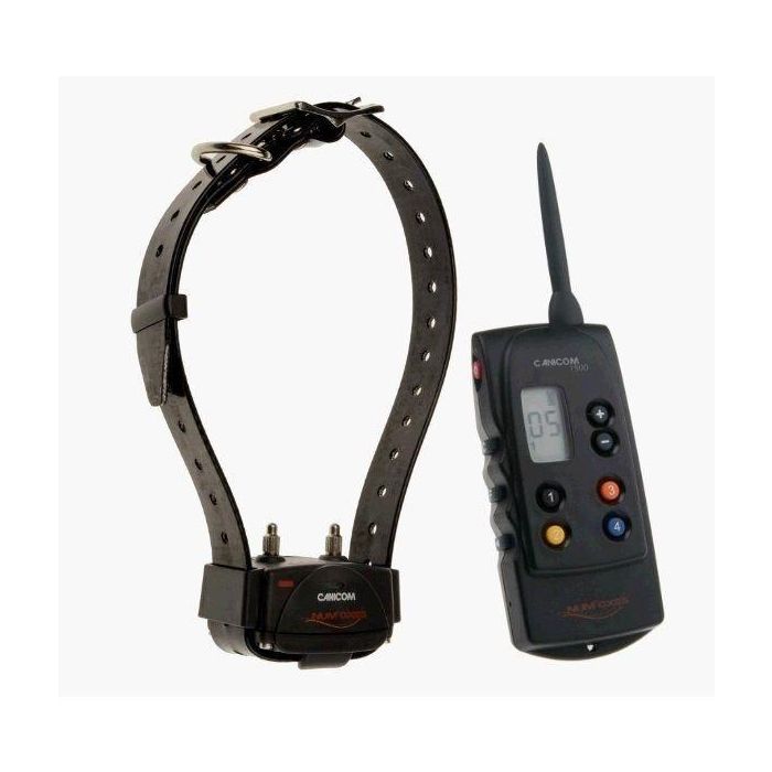 Num'Axes CANICOM 1500 Set de Adiestramiento Remoto para Perros - Control 1-4 Collares, 1500m, Sonido, Flash, 18 Niveles Estáticos 0 Num'Axes CANICOM 1500 Set de Adiestramiento Remoto para Perros - Control 1-4 Collares, 1500m, Sonido, Flash, 18 Niveles Estáticos 0