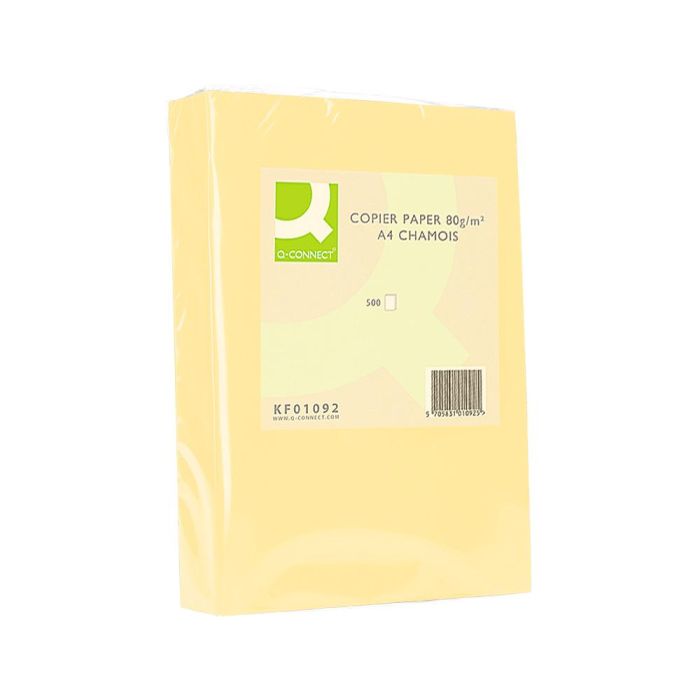 Papel Color Q-Connect Din A4 80 gr Champagne Paquete De 500 Hojas 2