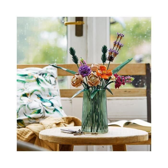 LEGO 10280 Creator Expert Ramo de Flores para Construir, Kit DIY de Flores Artificiales para Decoración del Hogar, Regalo para Adultos 1