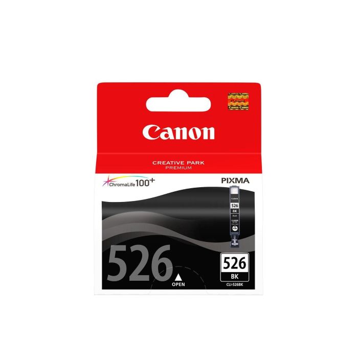 Canon Tinta Negro Ip 4850-4950 - Ix 6550 - Mg 5150-5250-5350-6150-6250-8150-8250 - Mx 715-885-895 - Cli 526Bk Canon Tinta Negro Ip 4850-4950 - Ix 6550 - Mg 5150-5250-5350-6150-6250-8150-8250 - Mx 715-885-895 - Cli 526Bk