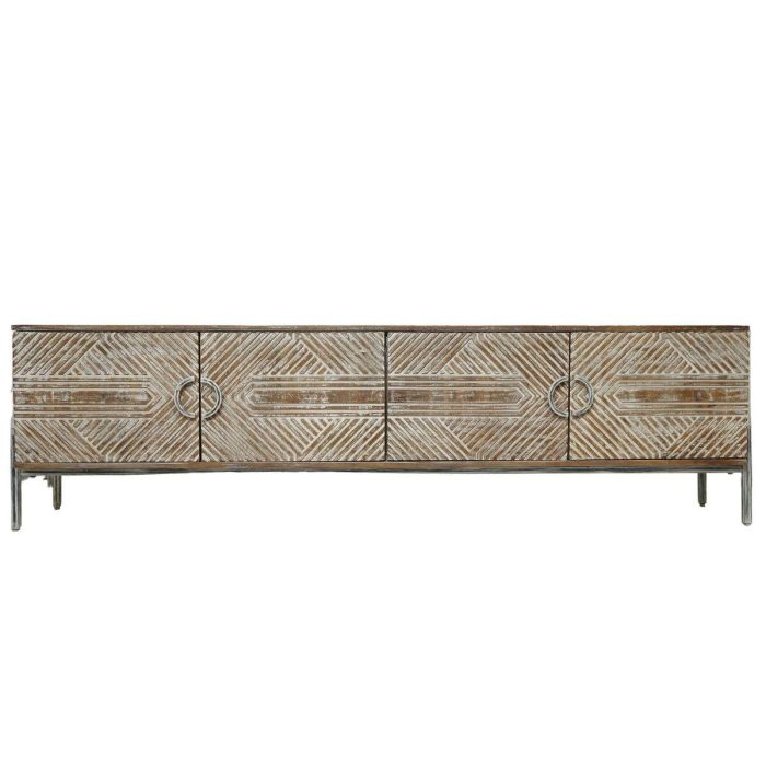 DKD Home Decor Mueble TV Mango Blanco Decapado Classy 25 180 x 40 x 50 cm 0 DKD Home Decor Mueble TV Mango Blanco Decapado Classy 25 180 x 40 x 50 cm 0