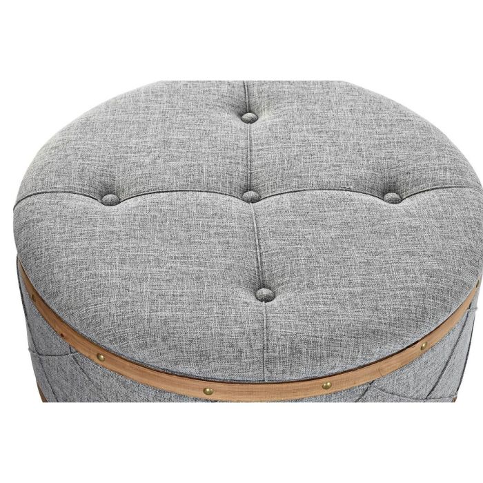 Descalzadora Scandi DKD Home Decor Gris Claro Natural 80 x 43 x 80 cm Set de 2 1