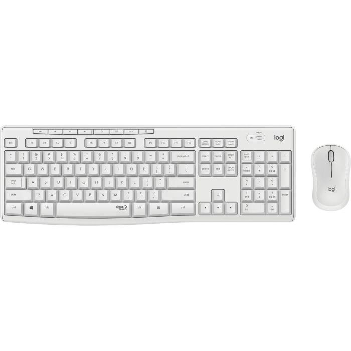 Logitech 920-009819 teclado Ratón incluido Oficina USB QWERTZ Alemán Blanco Logitech 920-009819 teclado Ratón incluido Oficina USB QWERTZ Alemán Blanco