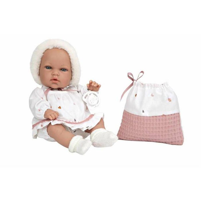 Muñeca elegance 30 cm natal blanco c/bolsa multiusos (cuerpo vinyl, sexo niña)