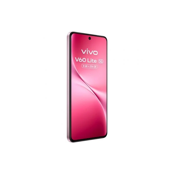 Vivo V60 Lite 5G Smartphone 8GB/256GB 6.77" Rosa con Cargador 90W y Buds