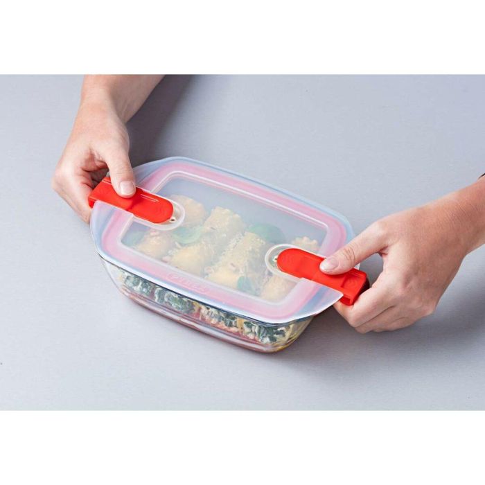 Pyrex Cook & Heat Caja rectangular de vidrio con tapa 23x15 cm para cocinar, hornear y calentar 9 Pyrex Cook & Heat Caja rectangular de vidrio con tapa 23x15 cm para cocinar, hornear y calentar 9