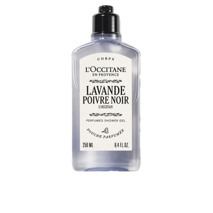 L'Occitane En Provence Gel de Ducha Lavande Poivre Noir para Hombre 250 ml - Aroma Lavanda y Notas Especiadas