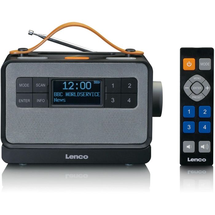 Lenco PDR-065 Radio Portátil Digital DAB+ FM 4W Bluetooth Negro