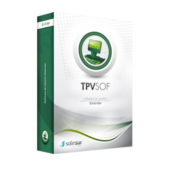 Solinsur Programa Gestión Estandar Comercios Monopuesto - TPV Ventas Táctil, Gestión Almacén, ISO 9001