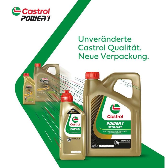 Castrol CAS1699314711403 Aceite de motor Power1 4T 15W-50 1L 1