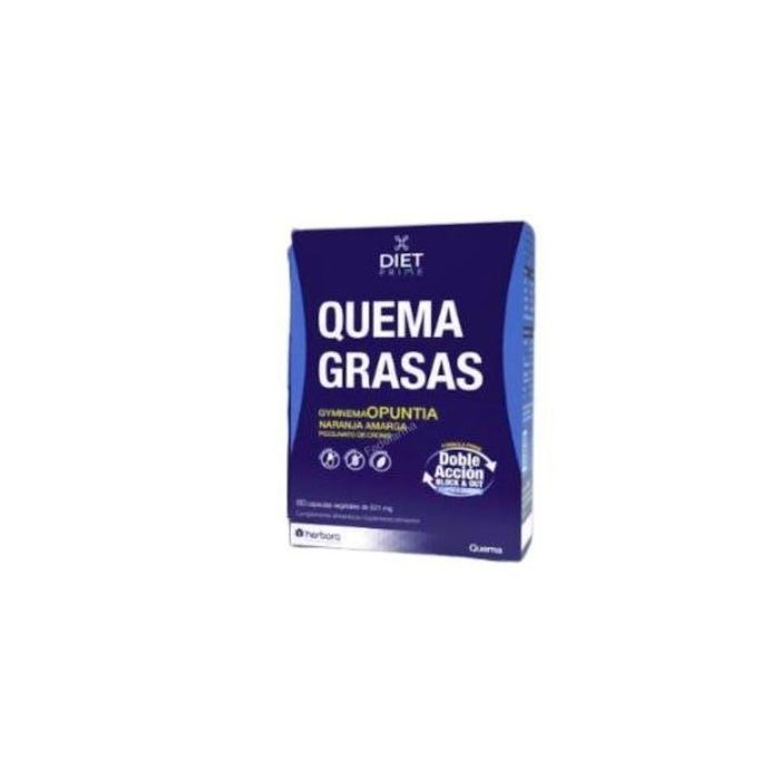 Diet Prime Quemagrasas con Opuntia, Gymnema, Naranja Amarga y Cromo 60 Vcaps - Ayuda control glucosa
