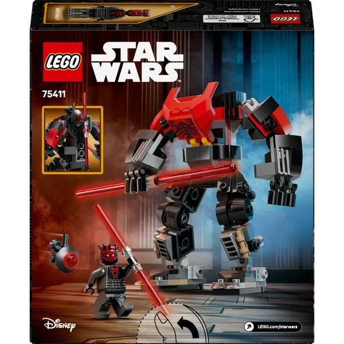 LEGO 75411 Star Wars Meca Darth Maul Articulado con Minifigura y Doble Espada Láser 5 LEGO 75411 Star Wars Meca Darth Maul Articulado con Minifigura y Doble Espada Láser 5