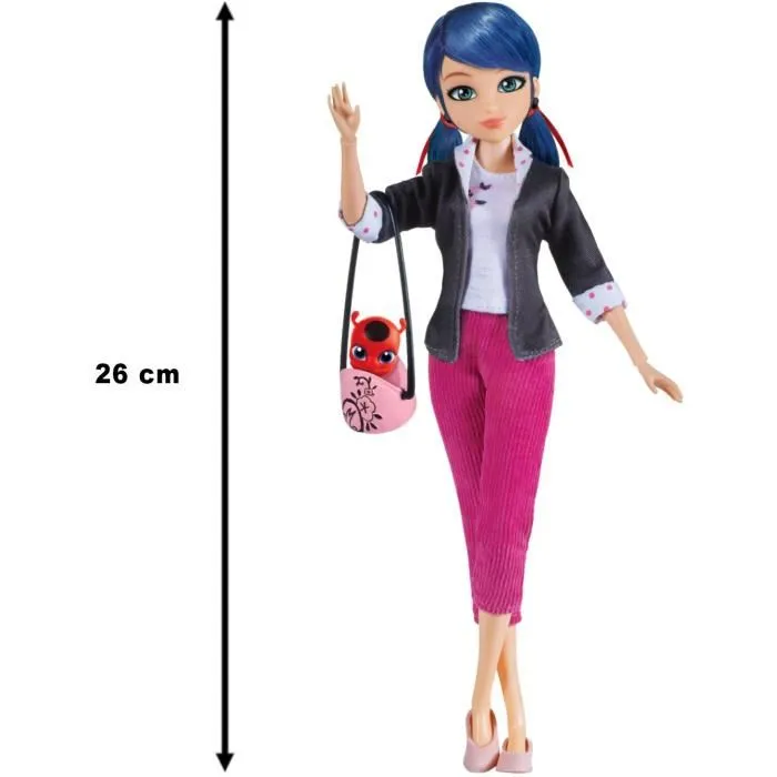 Bandai Muñeca de Moda Marinette Miraculous Ladybug 26 cm 1