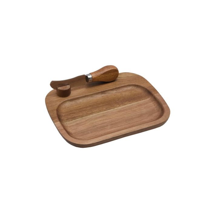 Tabla Cortar Basicos DKD Home Decor Natural 15 x 3 x 19.5 cm Set de 2 1 Tabla Cortar Basicos DKD Home Decor Natural 15 x 3 x 19.5 cm Set de 2 1