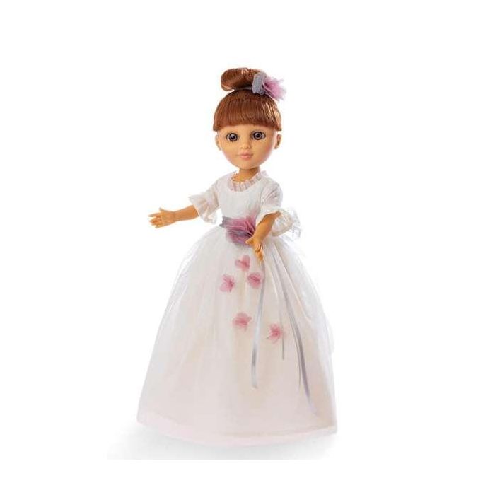 Berjuan Muñeca Comunión Sofy Pelirroja Vestido Beige 43cm 1