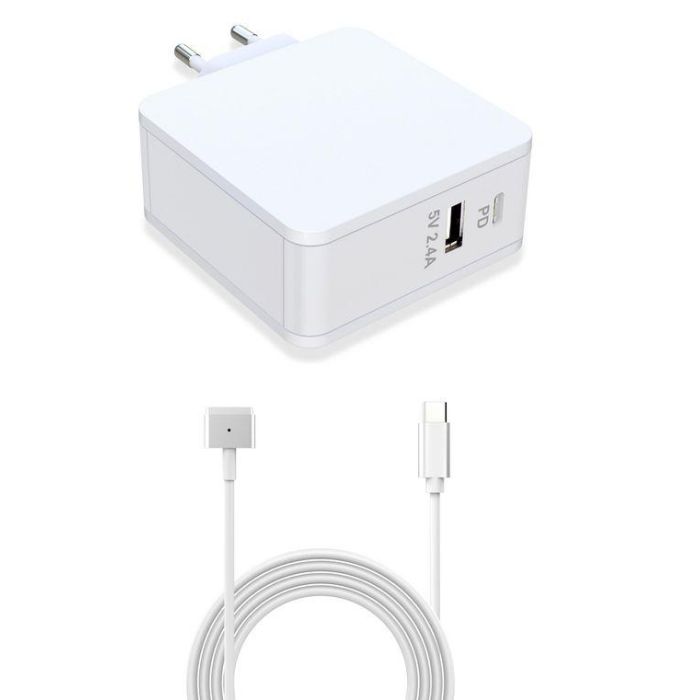 CoreParts Power Adapter for MacBook 45W 14.8V 3A Plug: Magsafe 2 with USB output for MacBook Air 11"-13" 2012-2017 - Retail Packaging CoreParts Power Adapter for MacBook 45W 14.8V 3A Plug: Magsafe 2 with USB output for MacBook Air 11"-13" 2012-2017 - Retail Packaging